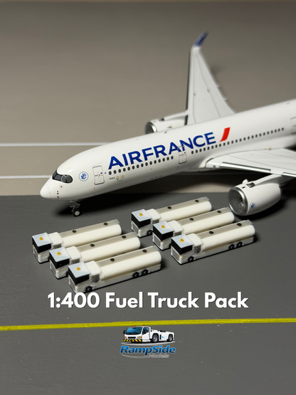 1:400 Scale Airport Medium Size Fuel Truck 6-Pack