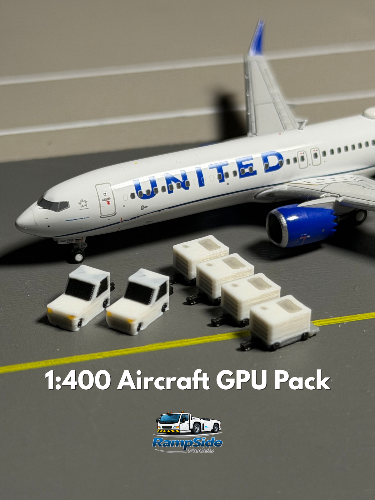 1:400 Scale Aircraft GPU Units 4-Pack