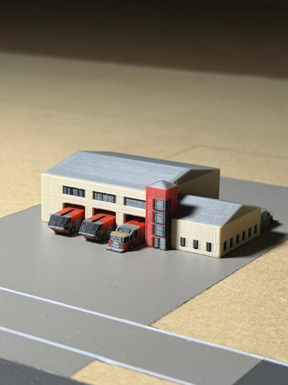 1:400 Scale Airport Fire Station Bundle