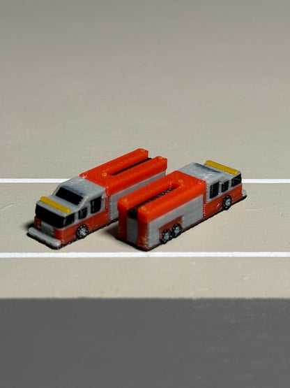 1:400 Scale Airport Fire & Rescue Pack (Red)