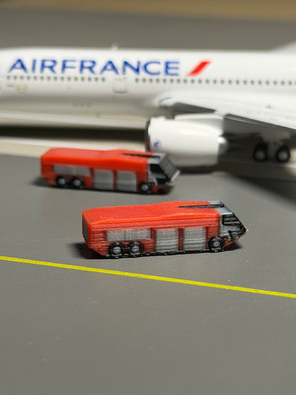 1:400 Scale Airport Fire & Rescue Pack (Red)