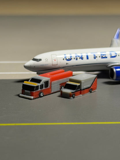 1:400 Scale Airport Fire & Rescue Pack (Red)