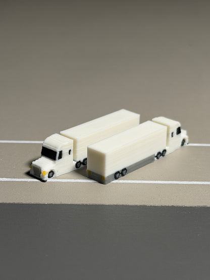 1:400 Scale American Semi Truck 6-Pack