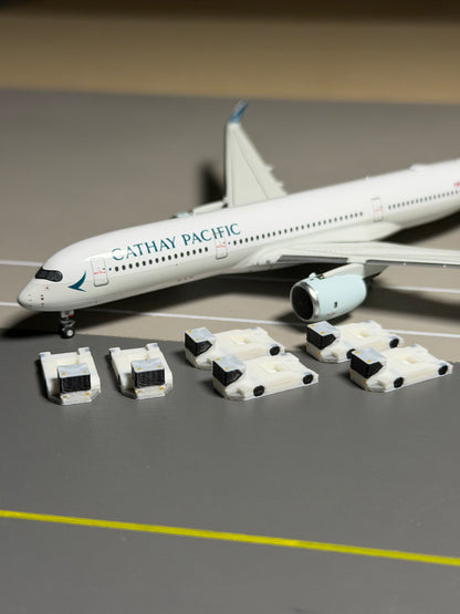 1:400 Scale Airport Functional Pushback Tug 6-Pack