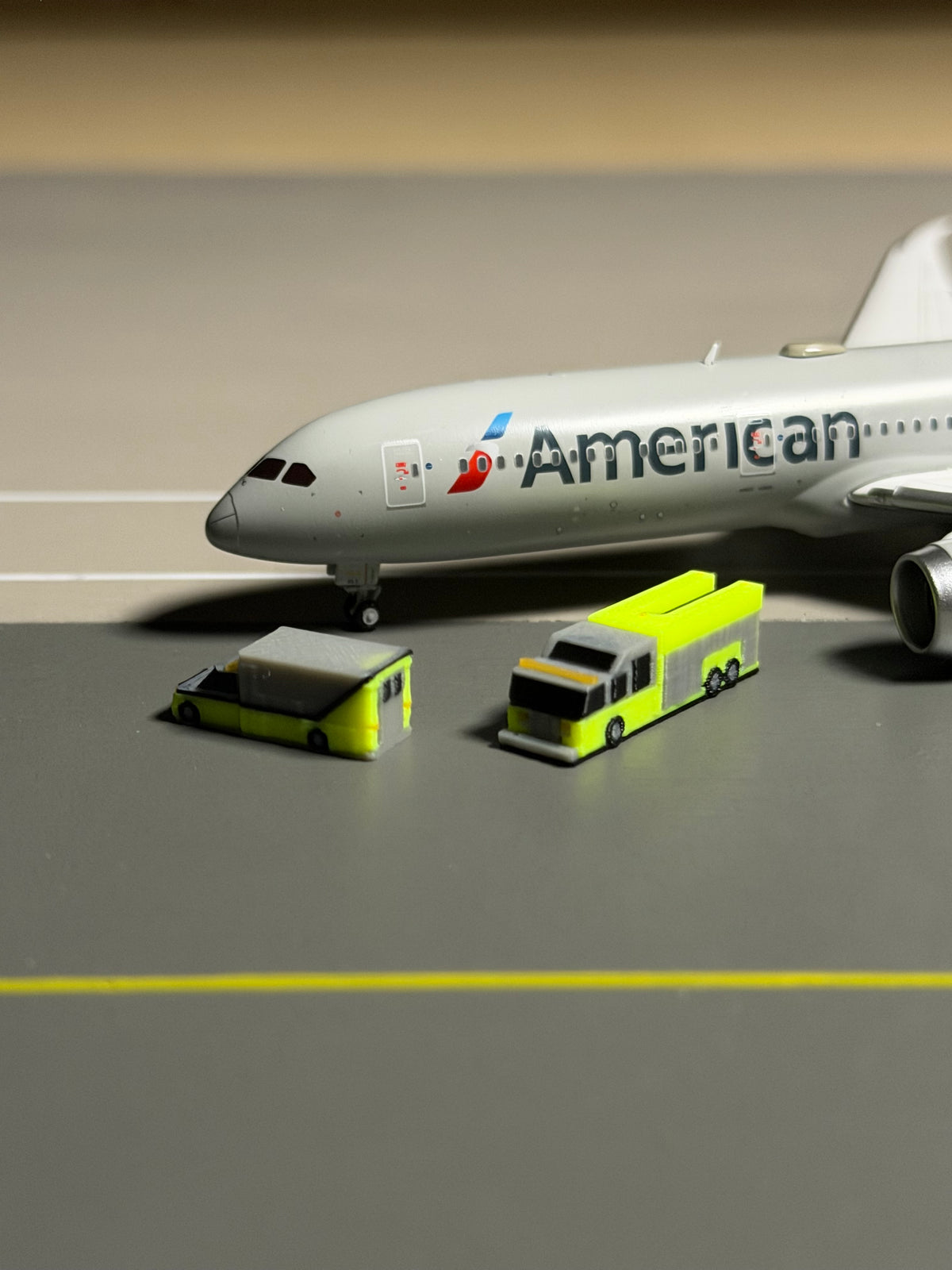 1:400 Scale Airport Fire Truck Pack (Lime Green)