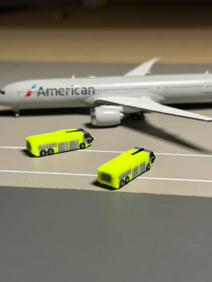 1:400 Scale Airport Fire Truck Pack (Lime Green)