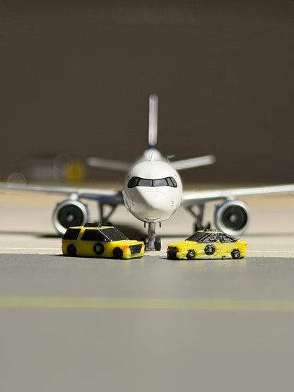 1:400 Scale Airport Taxi Vehicle x20 Pack