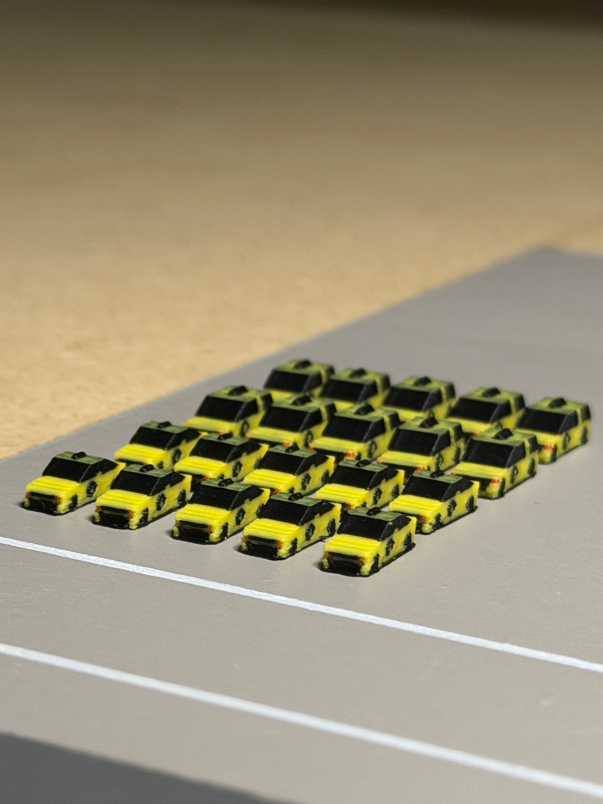 1:400 Scale Airport Taxi Vehicle x20 Pack